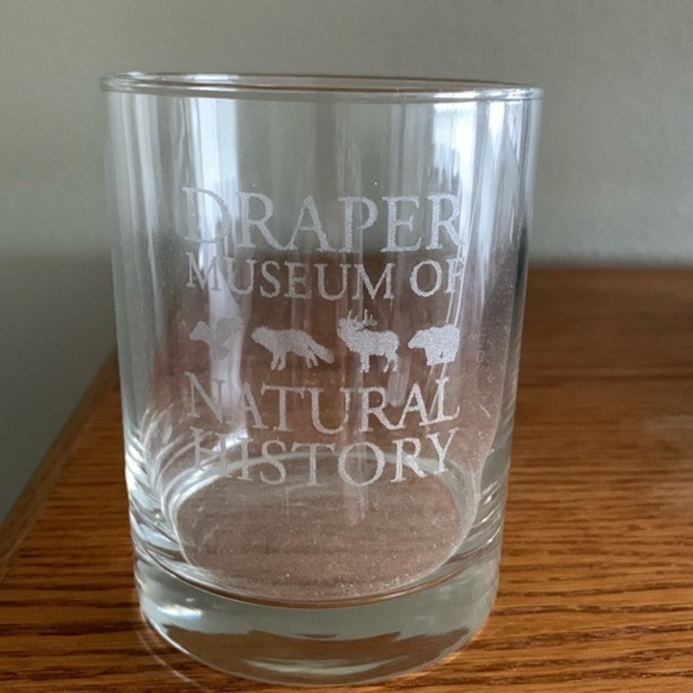 DRAPER MUSEUM of NATURAL History, Memorabilia Glass